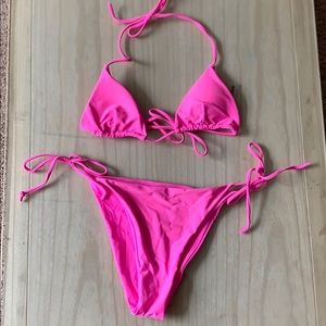 NEON PINK BIKINI